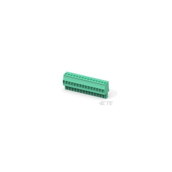 Te Connectivity Str Plug 3.5mm Green RH 14 posn 1-1986370-5 - main